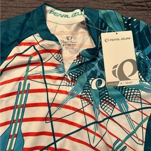 NWT Pearl Izumi Women’s L cycling jersey with pockets